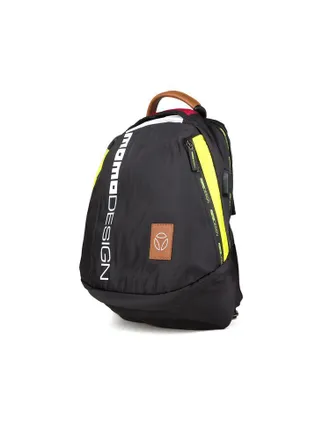 Momo Design Mens Backpack Black-Cuoio Genuine Leather
