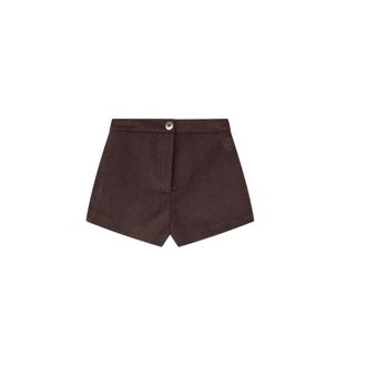 A|X Armani Exchange Casual Shorts - Dames - Korte Broeken - Bruin - M - Wol - Korte Broeken