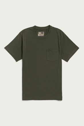 Bridge & Burn Recycled Pocket Tee in Olive at Nordstrom, Size Xx-Large
