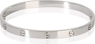 Cartier Pre-Owned Cartier White Gold Love Bracelet