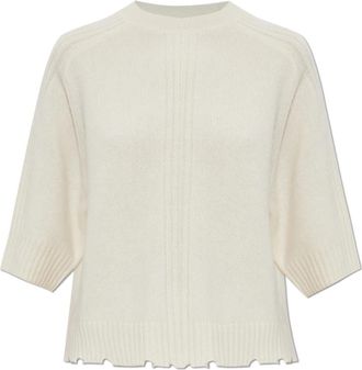 AllSaints Sweater Nix - Dames - Cashmere truien - Beige - M - Wol - Truien & Vesten