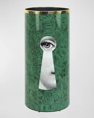 Fornasetti Serratura Malachite Umbrella Stand