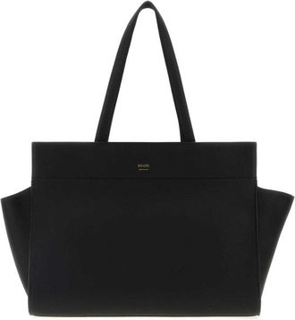 Khaite Black Leather Crosby Handbag