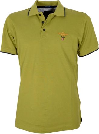 Aeronautica Shirts - Heren - Polos - Groen - S - Katoen - Tops
