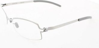 Mykita NO1-EMILIA-SILVER Demo Irregular Unisex Eyeglasses NO1-EMILIA 001