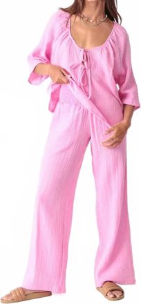 Electric & Rose Beach Pants In Bubblegum