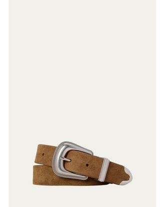 Polo Ralph Lauren Mens Suede Western Belt