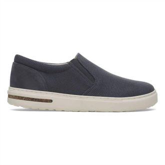 Birkenstock Mens Oswego Canvas Suede Slip On In Midnight