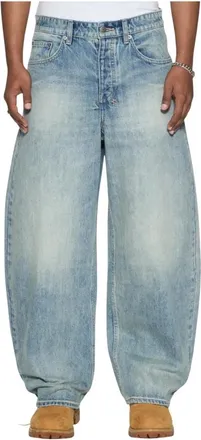 Ksubi Vorteks Astral Sott Jeans a Gamba a Barile - - Jeans - Uomo - Blu - W30