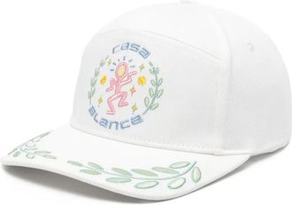 Casablanca Dance Joy baseball cap - unisex - Cotton/Cotton - One Size - White