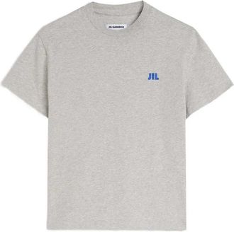Jil Sander katoenen T-shirt met ronde hals