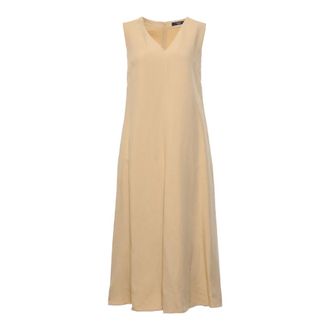 Max Mara Maxi Dresses, female, Beige, Size: S Egoista Dress