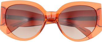 Rag & Bone 58mm Round Sunglasses in Orange at Nordstrom Rack