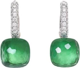 POMELLATO Nudo Classic Earrings - Dames - Oorbellen - Groen - ONE Size - Accessoires