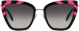 Just Cavalli SJC092 09P2 Womens Sunglasses Black Size 53