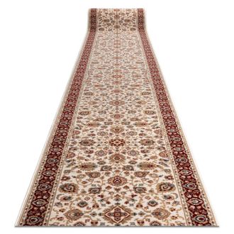 RugsX RugsX Wool Nain Runner in Beige | Size: 100 cm x 100 cm