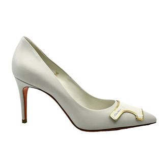 Santoni Dames, Schoenen, Wit, Maat: 38 EU Leer