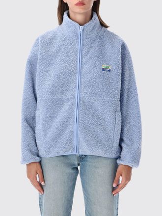 American Vintage Cropped Fleece Jacket with High Neck and Zip Closure