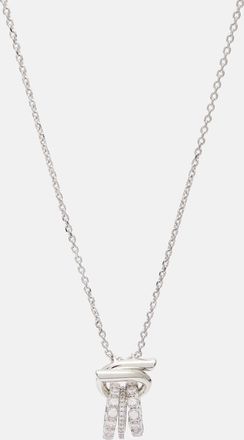 Ferragamo Gancini crystal-embellished necklace