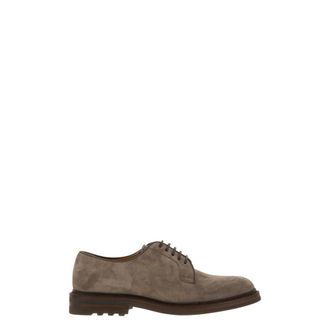 Brunello Cucinelli Heren, Schoenen, Bruin, Maat: 43 EU Su&egrave;de