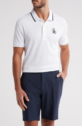 Original Penguin Earl Tipped Polo in Bright White at Nordstrom Rack, Size Xx-Large