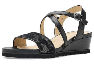 David Tate Koda Womens Wedge Shoes Black : 10.5 WW (EE), Leather/Suede