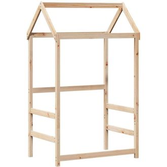vidaXL Tetto per Letto Bambini 118x70x176,5 cm Legno Massello di Pino - Vidaxl