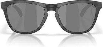 Oakley Gender Inclusive Frogskins Range XL 58mm Polarized Round Sunglasses in Grey Smoke/black/prizm at Nordstrom