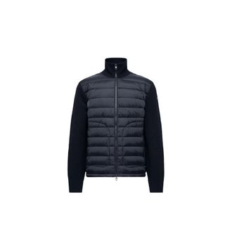 Moncler Moncler Padded Zip-up Cardigan, Men, Blue, Size: Xxl
