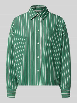 Max Mara Regular Fit Langarmbluse aus reiner Baumwolle Modell ONORE in Gruen, Gr&ouml;&szlig;e 36