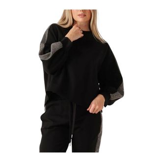 Access Fashion Access Fashion, Hoodies & sweatvesten, Dames, Zwart, M, Nylon, D54-2222-206 Sweater