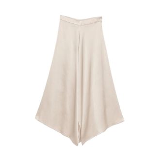 Alysi Midi Skirts, female, Pink, Size: L Satin Skirt