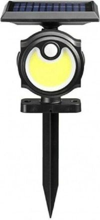 Trade Shop Trade Shop Traesio - Trade Shop - Picchetto Giardino Energia Solare 56 Cob Led Luce Fredda Sensore Movimento B0391