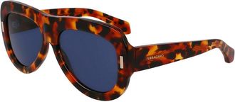 Ferragamo Womens Classic Logo 57Mm Sunglasses