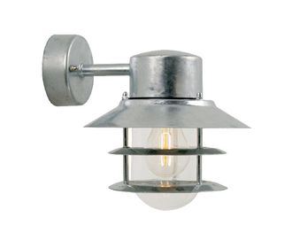 Nordlux Blokhus Aplique De Pared Acero Galvanizado 23 Cm