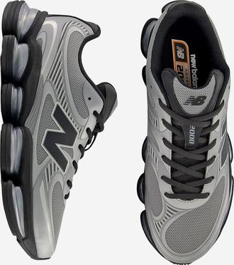 New Balance Unisex Sneakers Abzorb 2000w Grey Synthetic-Mesh Trainers Synthetic/mesh