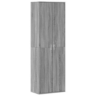 Berkfield Home Highboard Grey Sonoma 60x35x180 cm Engineered Wood | Size: 60 x 35 x 180 cm