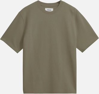 Wax London Mens Wax London Dean Jolt Slub T-Shirt - Green - Size: 36