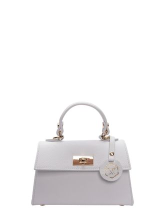 Luisa Vannini Wit Rundleer Tas