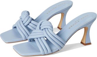 Marc Fisher Dru Womens Wedge Shoes Light Blue Leather : 8.5 M