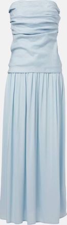 Faithfull The Brand Abito lungo Hedy in lino