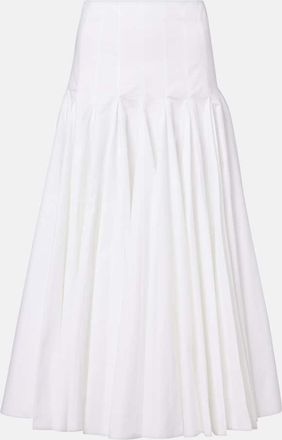 Jacquemus Gonna midi in jersey di cotone