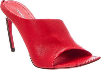 Ferragamo Ferragamo Nymphe 85 Leather Sandal