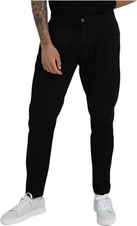 Berwich Uomo, Pantaloni, Nero, S, new