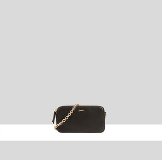 Paul Costelloe Womens Paolina Leather Cross Body Bag - Black - One Size