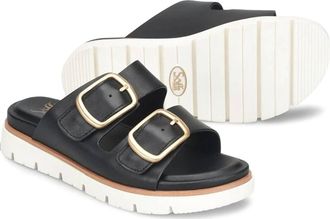 S&ouml;fft Womens Gabby Platform Slide In Black