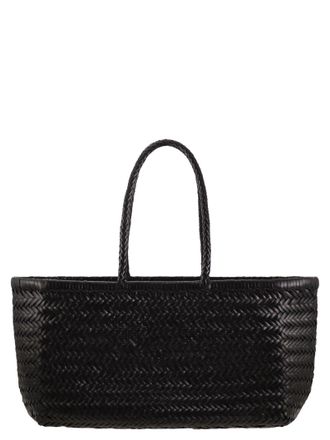 Dragon Bamboo Triple Jump Big Woven Leather Bag