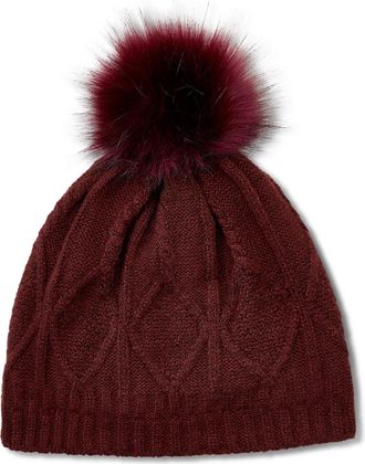 Ariat Womens Kelston Beanie Hat in Tawny Port, Size OS, by Ariat
