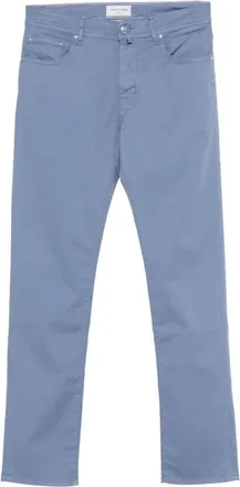 Jacob Cohen Blue Slim Mid Rise Jeans