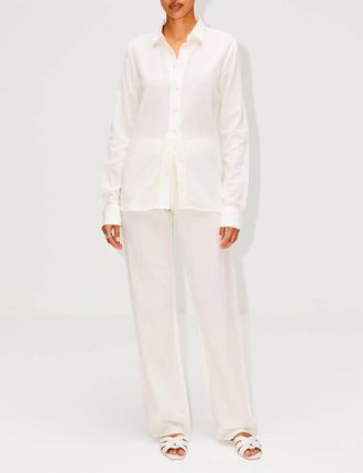 &Eacute;terne Willow Pull On Pant In Ivory